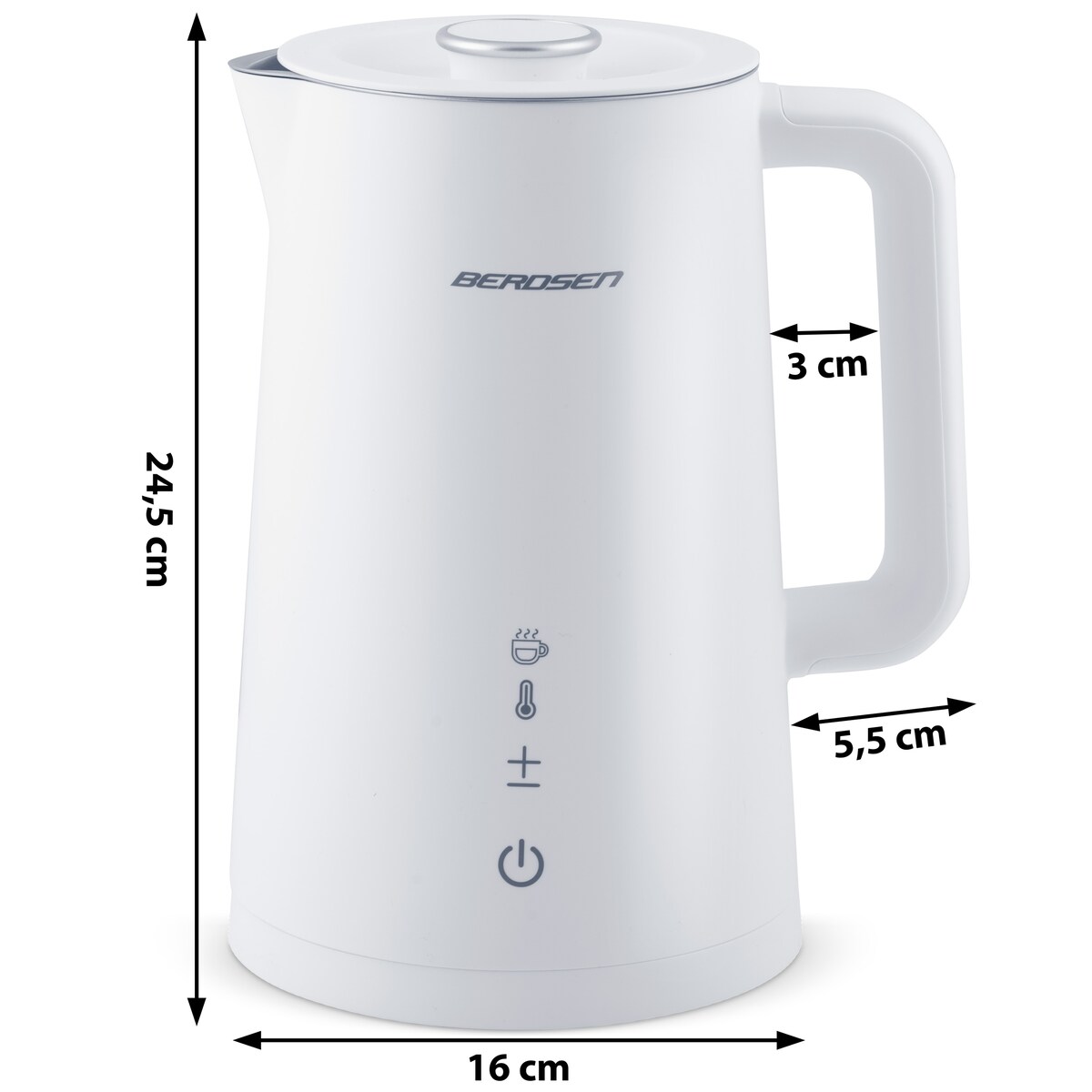 Czajnik elektryczny panel dotykowy 2200w 1,7l Berdsen