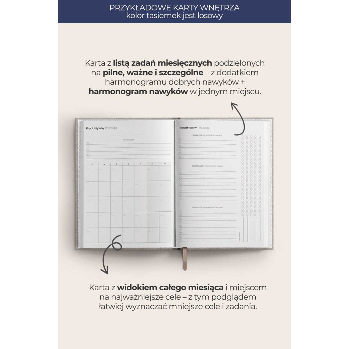 Planner produktywności – dzienny – NICE PINK