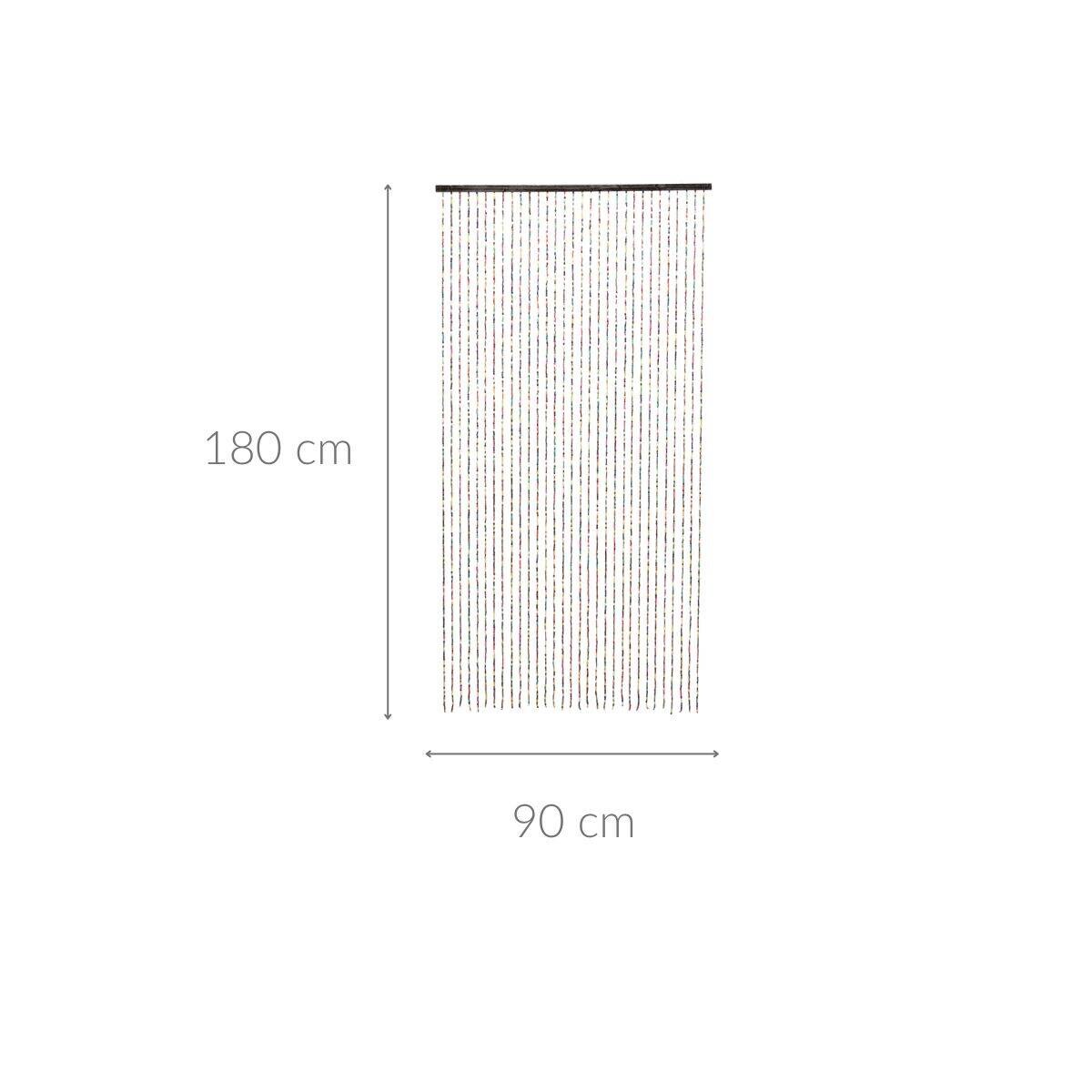 Bambusowa zasłona na drzwi, 90 x 180 cm