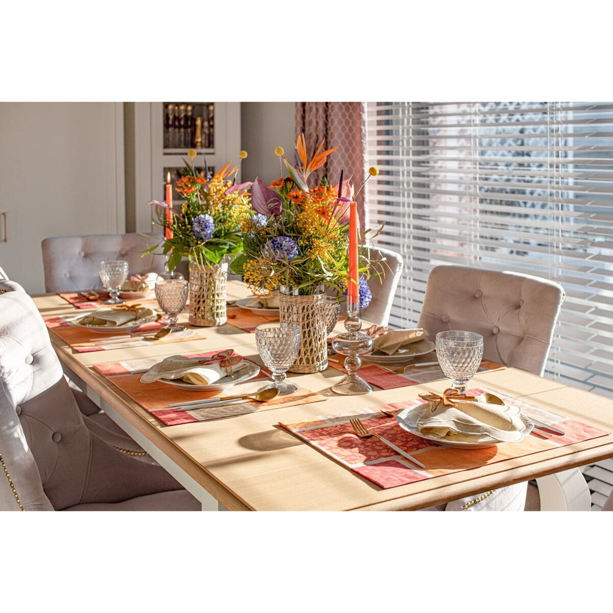 Powlekany bieżnik plamoodporny Beige Symphony – 50 × 220 cm