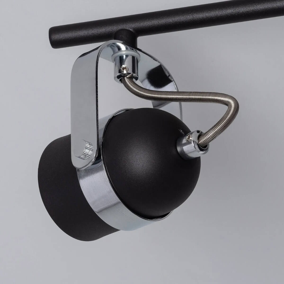 Regulowana lampa sufitowa Retro ABR-RRH-C-3XGU10 Abruzzo czarny srebrny