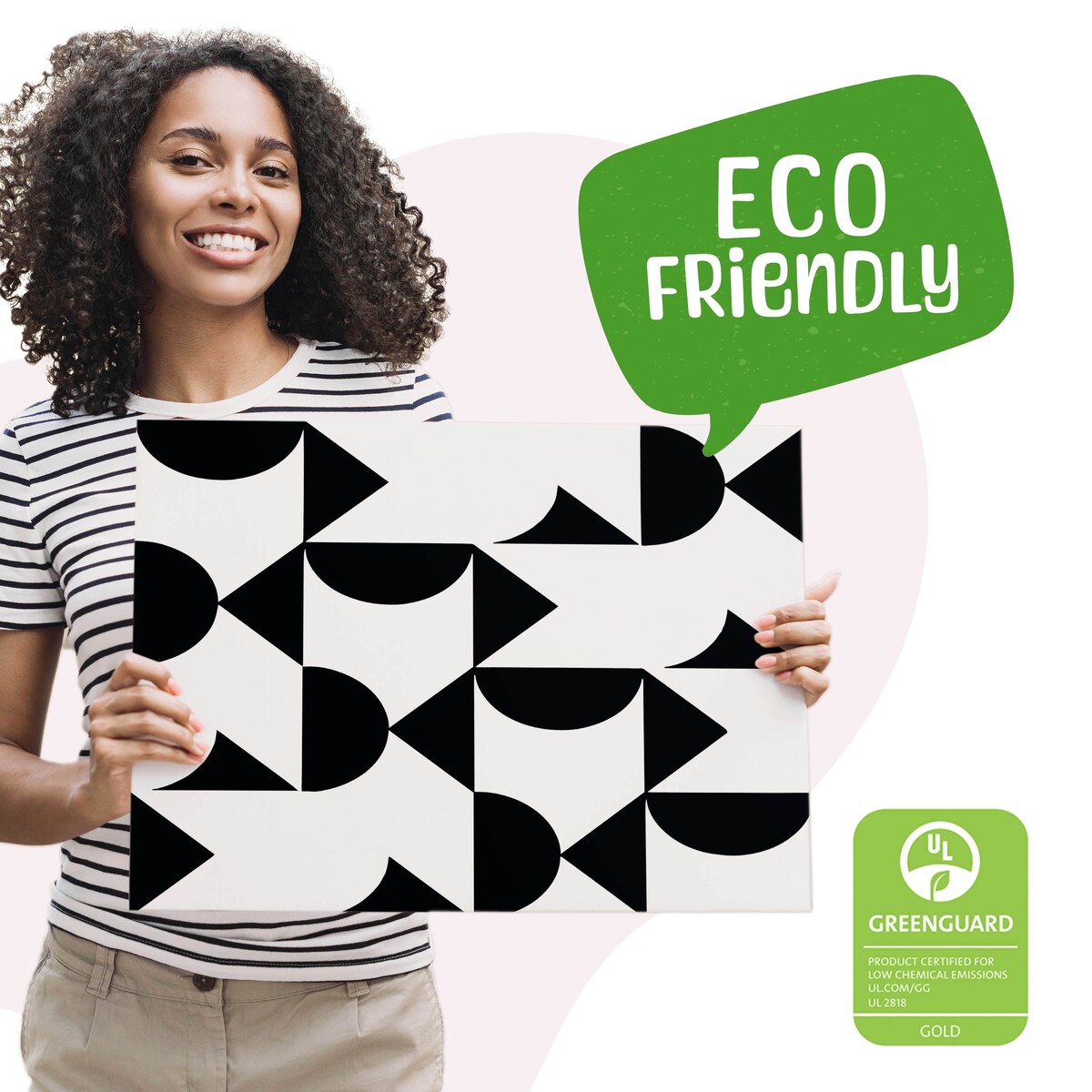 Obraz Do Sypialni Abstrakcyjne Kształty Geometryczne Ornamenty 70x50cm