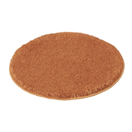 Kleine Wolke Relax Dywanik łazienkowy pomarańczowy 100 cm okrągły