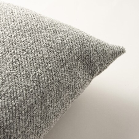 Poszewka Kinga na poduszkę prostokątną 47x28 szary melanż