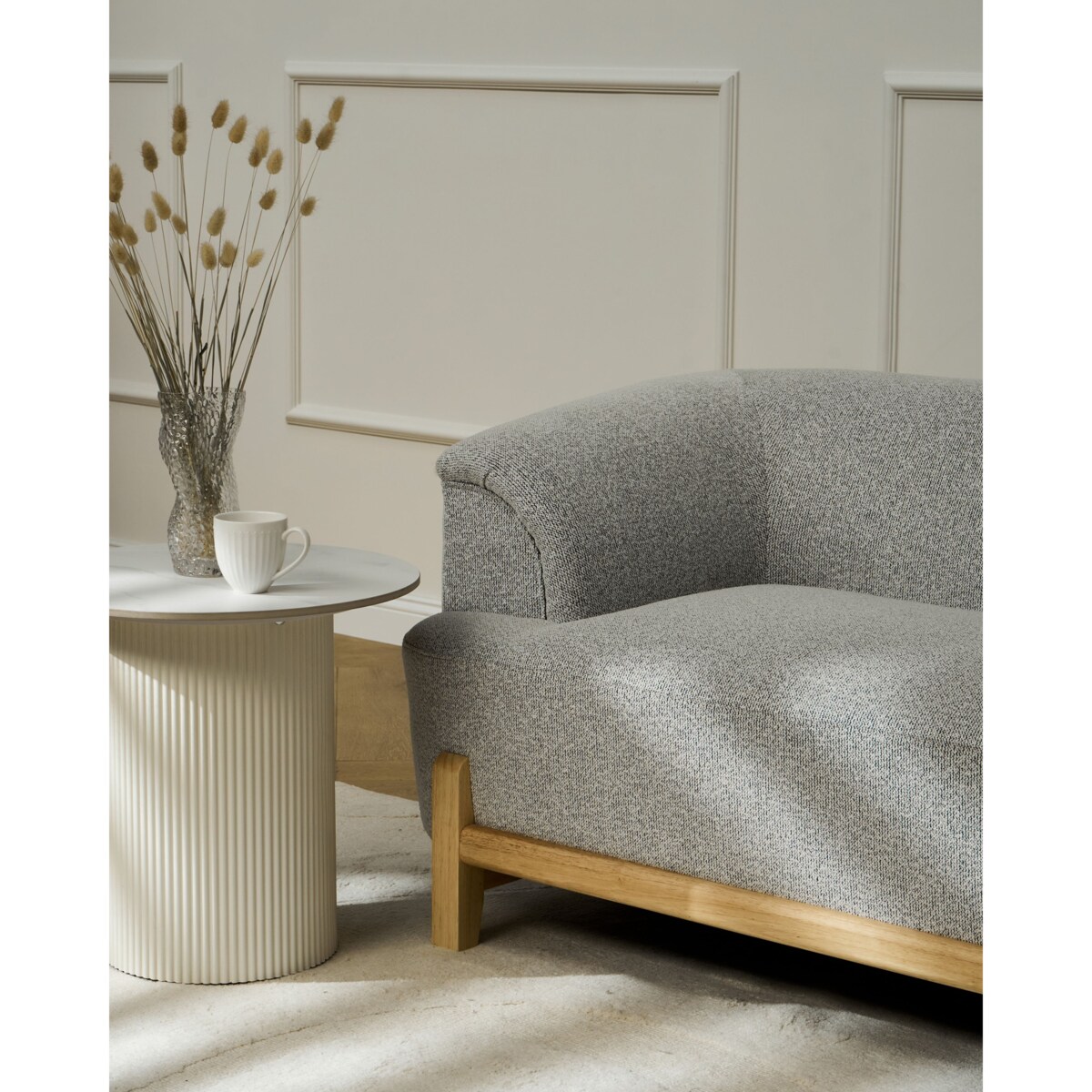 Sofa dla 2 osób ALNOR Jasnoszary