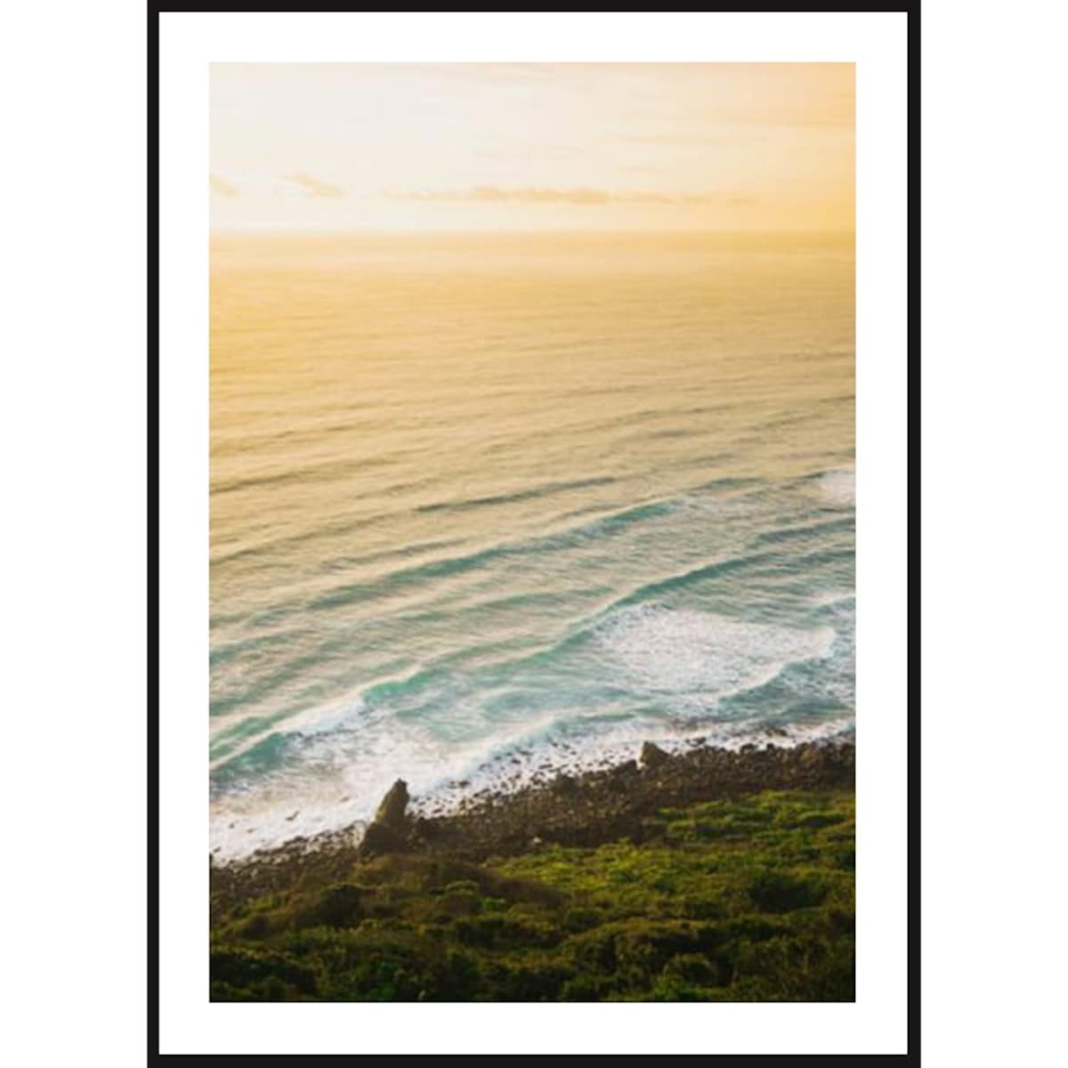 Poster Story, Plakat, Obraz - Pomarańczowy Zachód Słońca, wymiary 60 x 84 cm