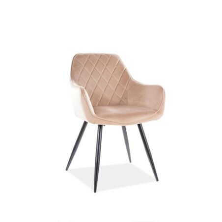 Krzesło LINEA VELVET beżowe