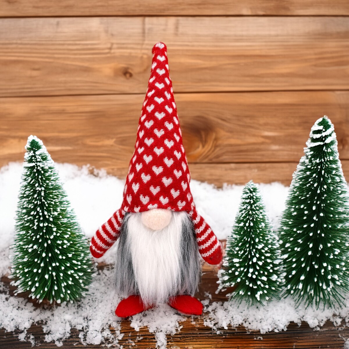 SKRZAT świąteczny KRASNAL gnom Mikołaj na święta
