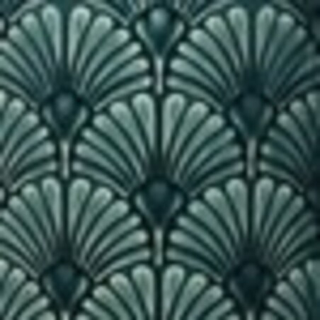 Wazon ceramiczny ze zdobieniem 21x12,5x12,5 cm VINTAGE granatowy