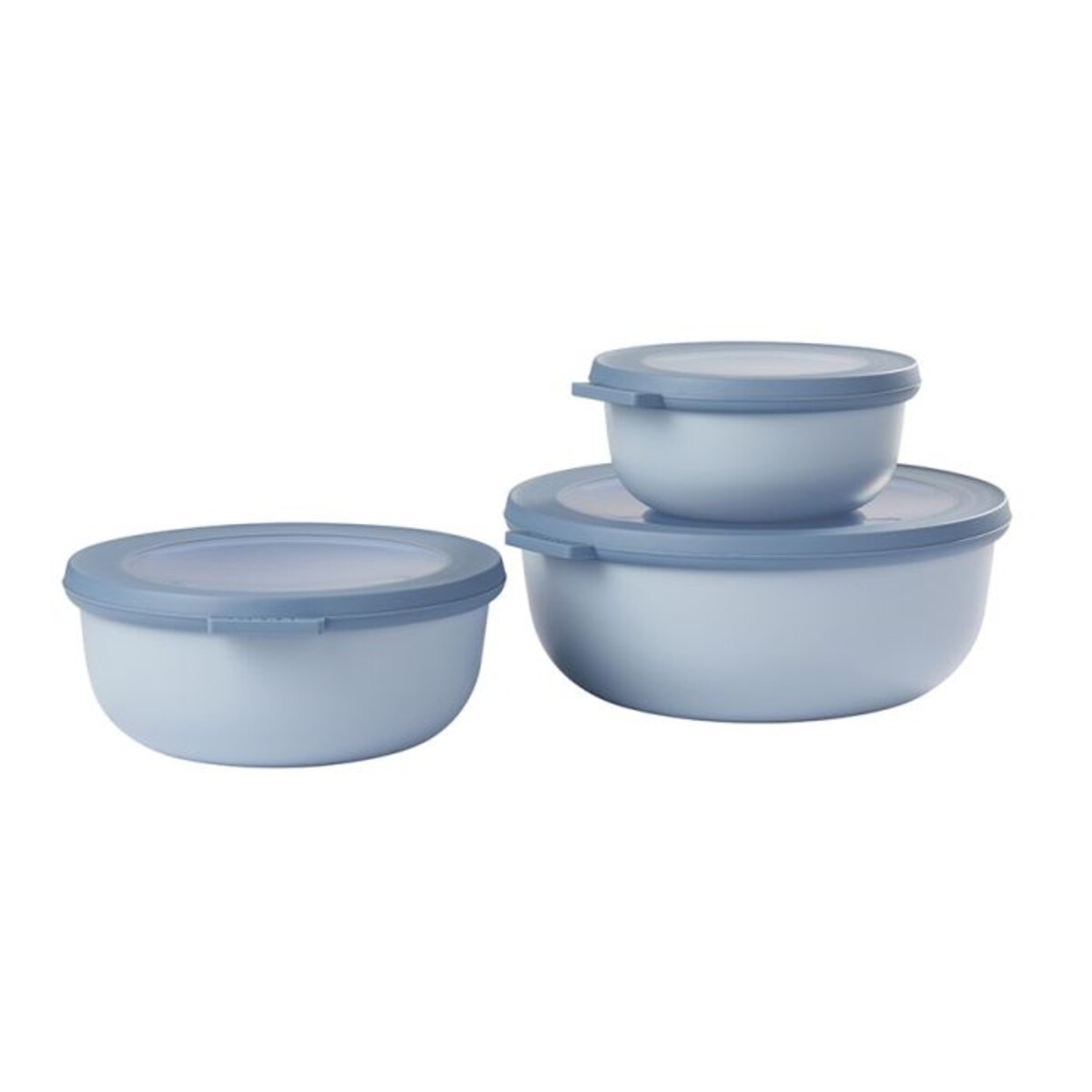 Zestaw 3 misek Cirqula okrągła 350 750 1250 Nordic Blue 106230015700