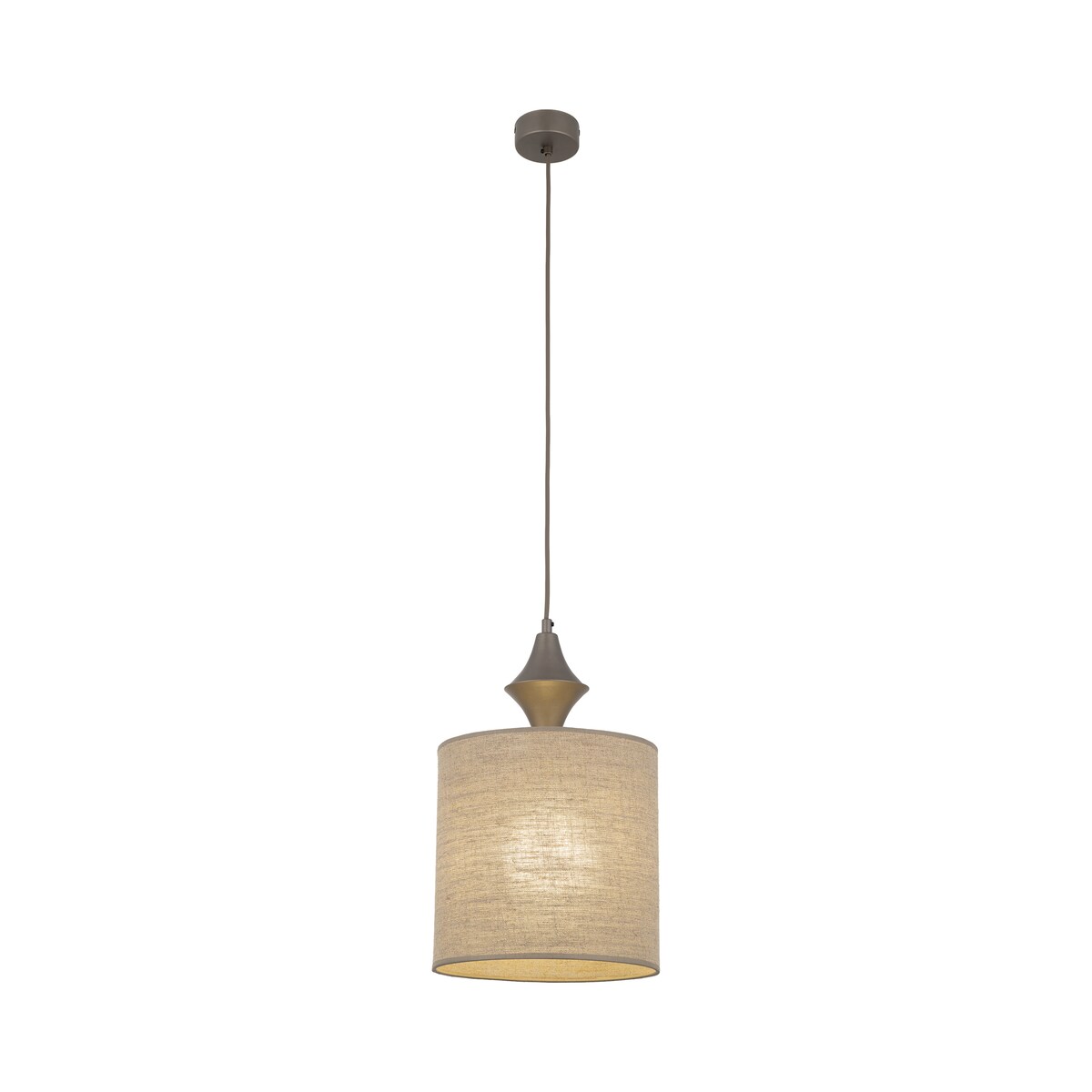 Lampa wisząca TK Lighting AMURA NEW BROWN 11438 brązowa E27 loft regulowana wysokość 25x25 cm