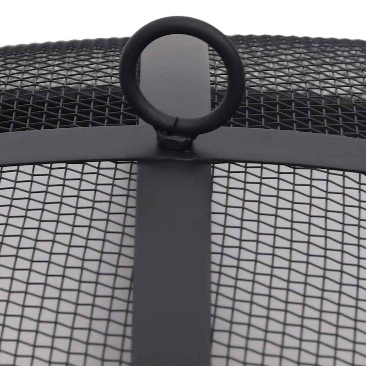 vidaXL Palenisko ogrodowe z kratką, stal nierdzewna, 76 cm