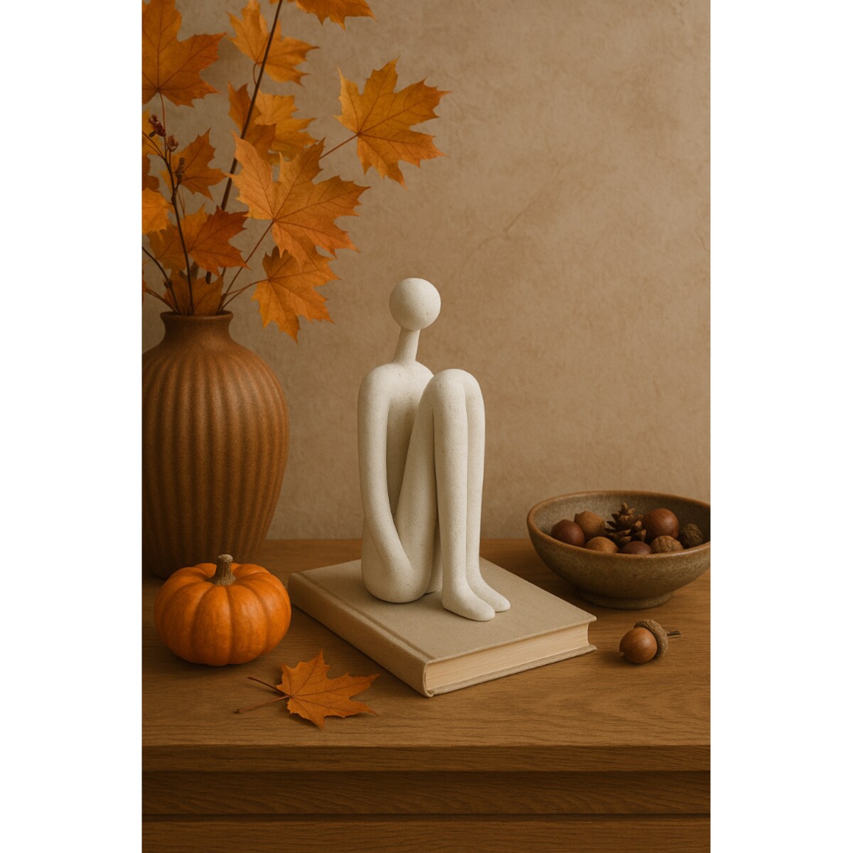 FIGURKA DEKORACYJNA ANDREAS BIAŁA