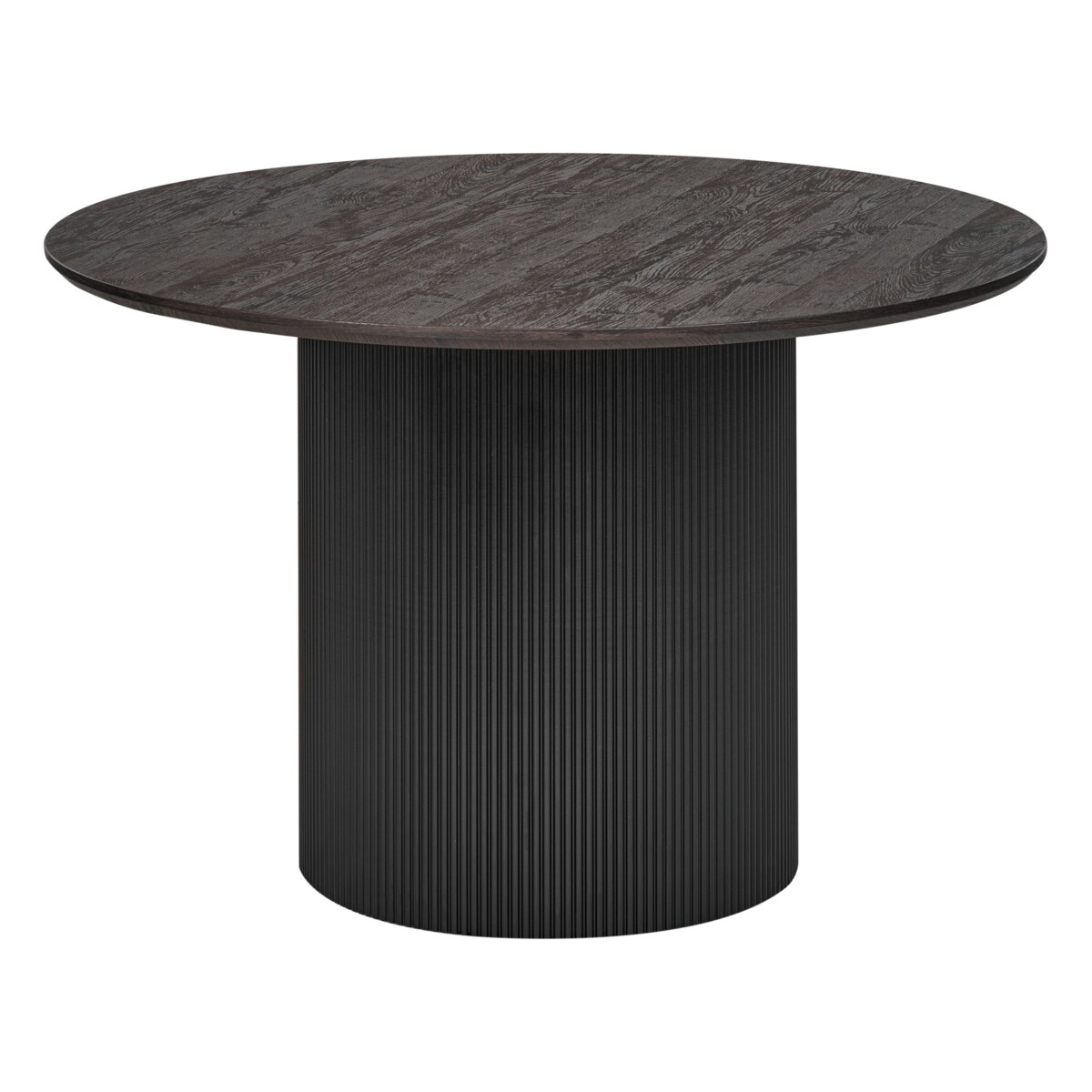 Stół do jadalni okrągły 120 cm czarny SHEHO