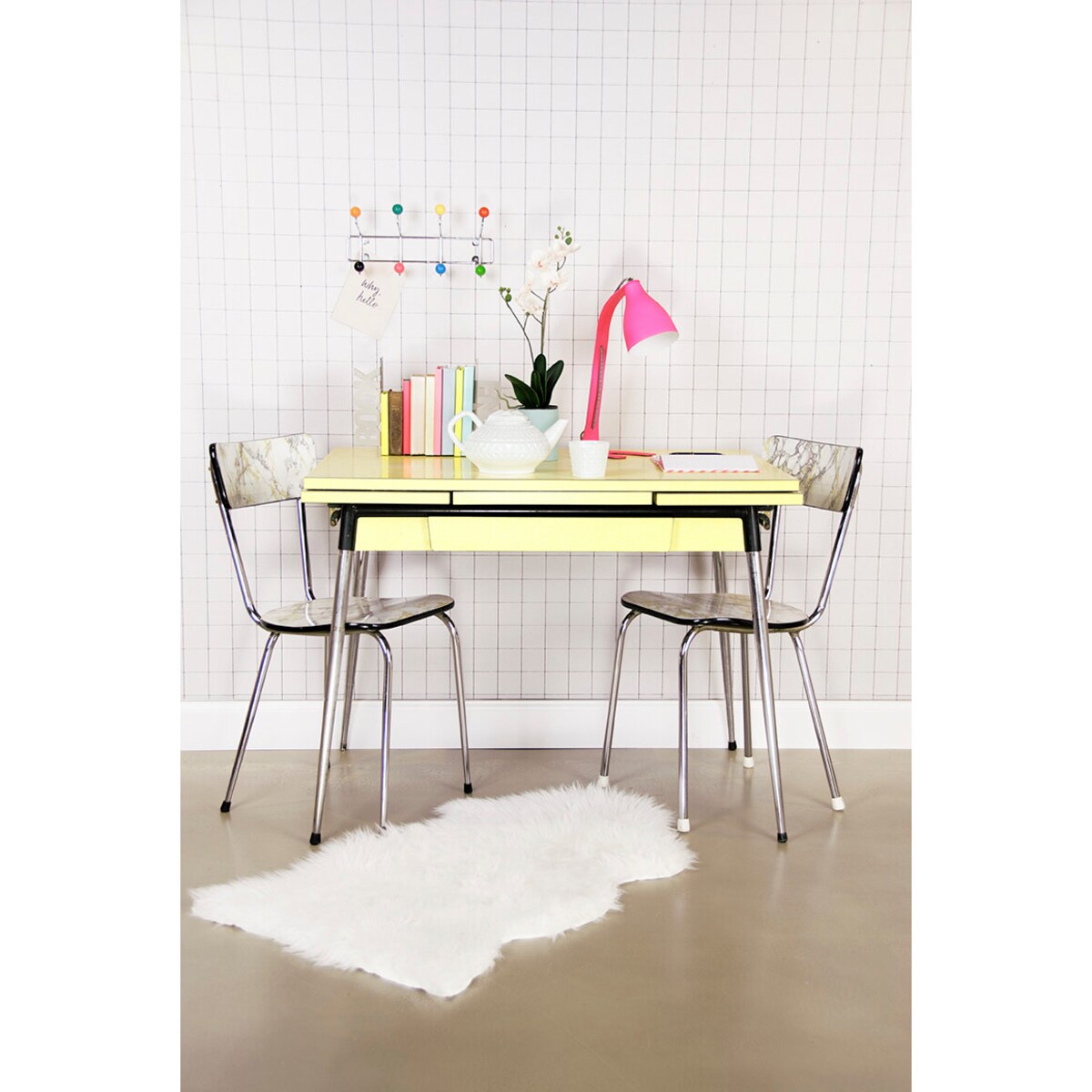 Wieszak na ubrania na ścianę SATURNUS COLORS, 34 cm