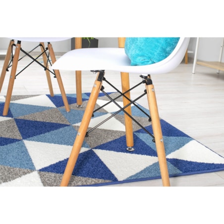 Krzesło Do Jadalni Kuchni Salonu Osaka Białe / Nogi Naturalne X 3