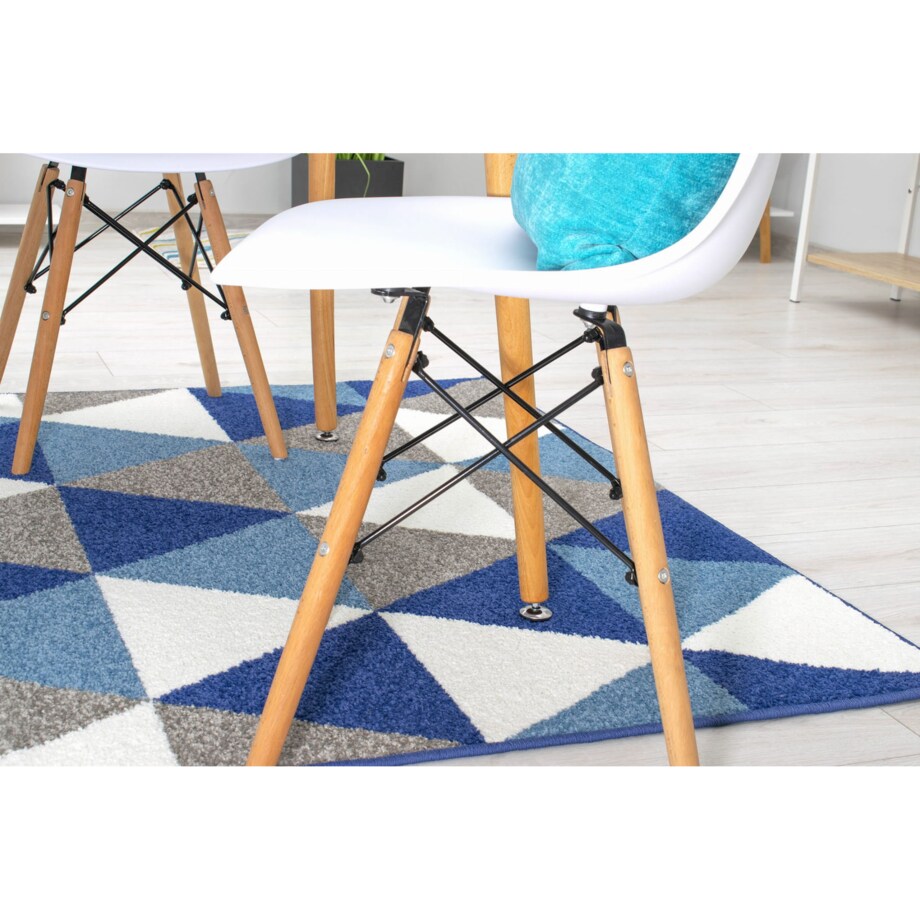 Krzesło Do Jadalni Kuchni Salonu Osaka Białe / Nogi Naturalne X 3