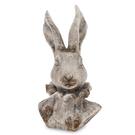 Figurka popiersie królika 33x19x17 cm TORACE - IV szary