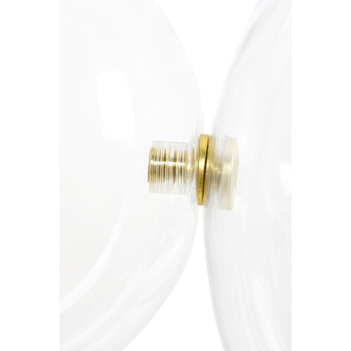 Designerska lampa wisząca Capri LED 70W 3000K przezroczysta złota