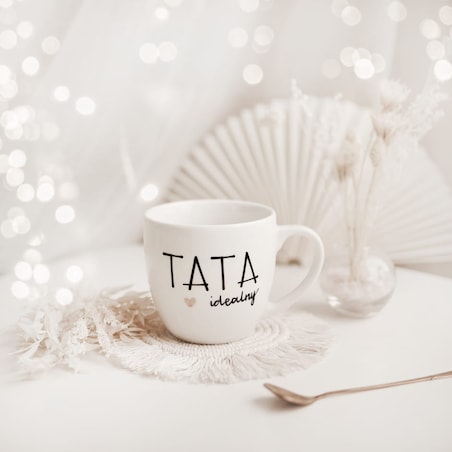 Kubek 300 ml - Tata idealny ZŁOTE SERCE