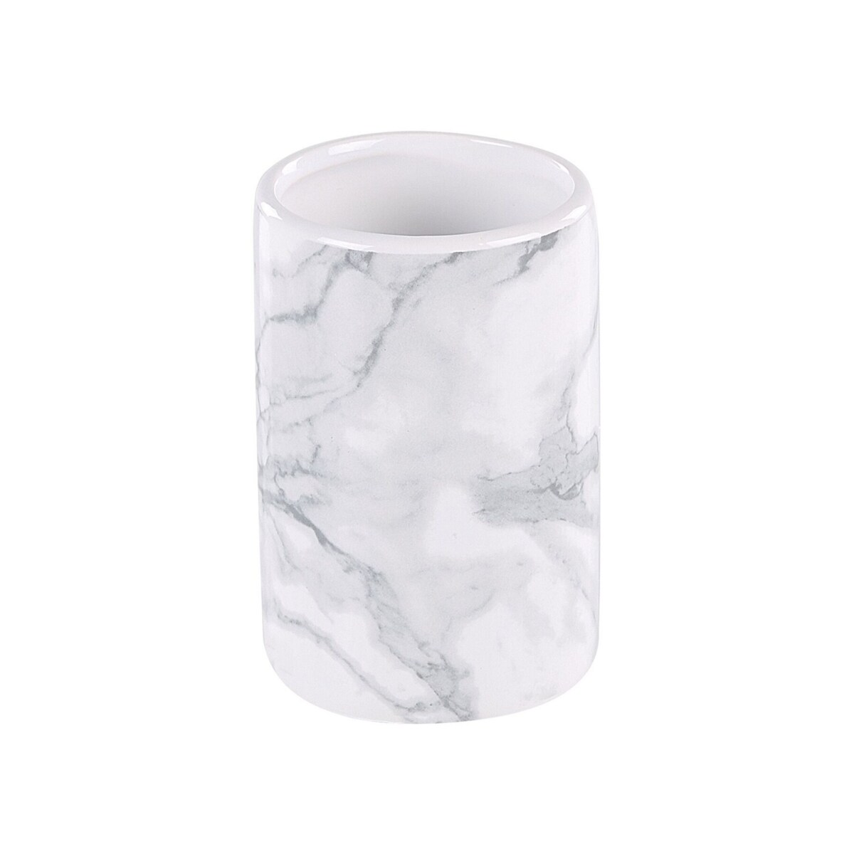 4-częściowy zestaw akcesoriów łazienkowych biały ARAUCO