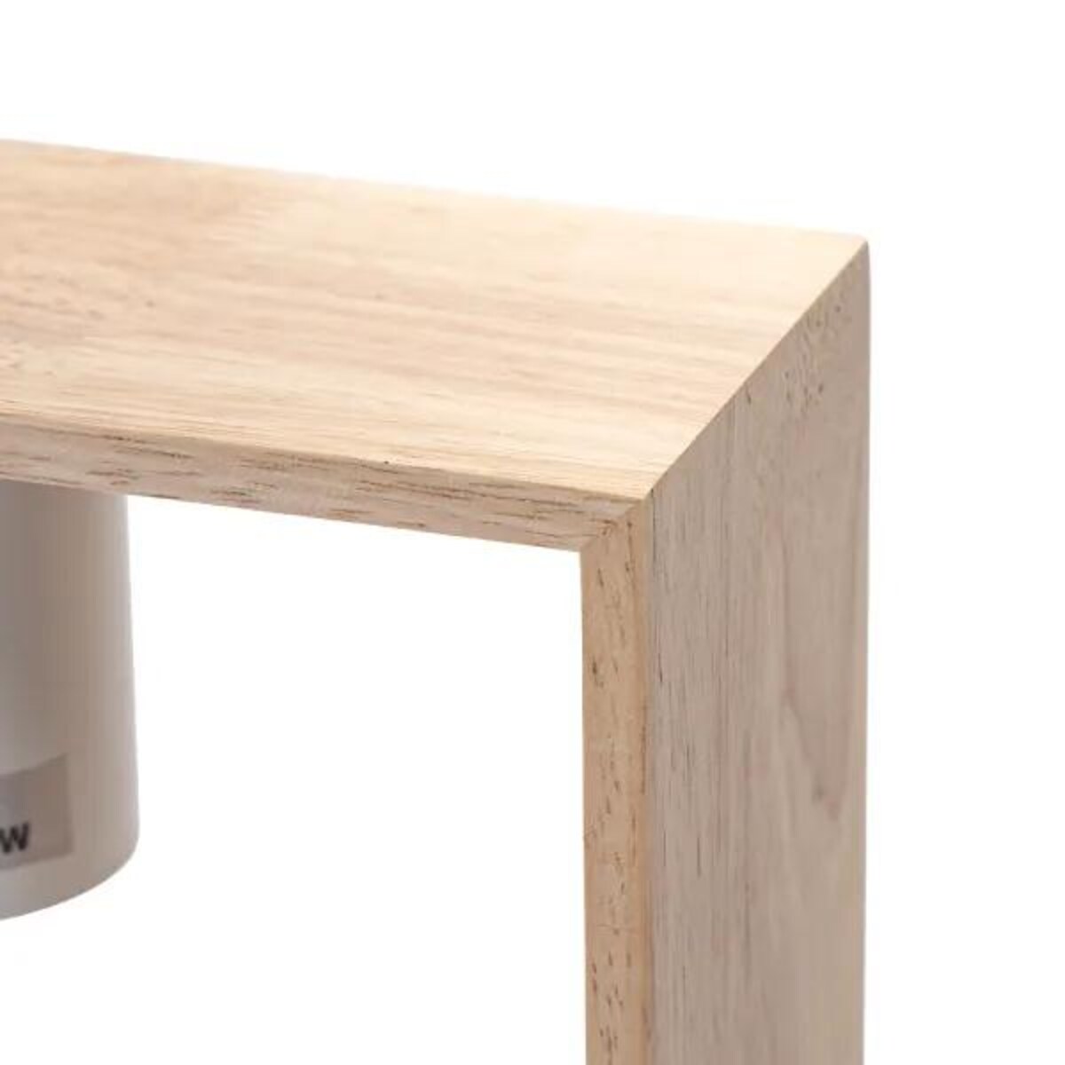 drewniana lampa wisząca bukowa kwadratowa e27