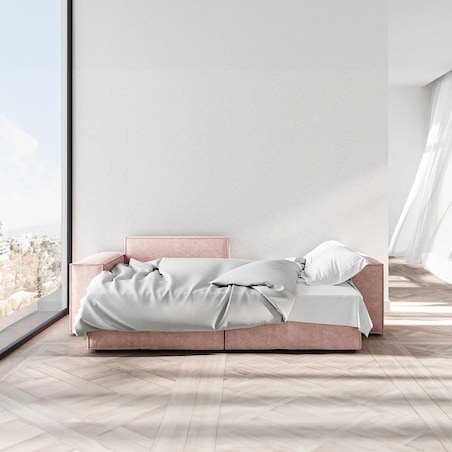 Melow Sofa narożna - pastelowa