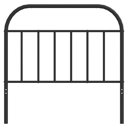 vidaXL Metalowe wymienne wezgłowie, czarne, 100 cm