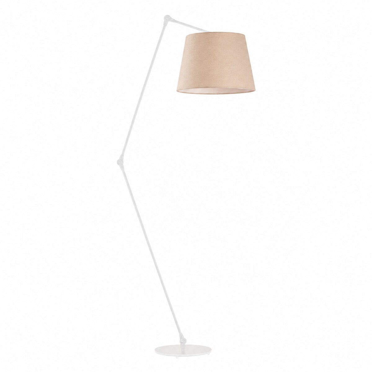 Lampa stojąca podłogowa przegubowa regulowana z abażurem stożek SOUL