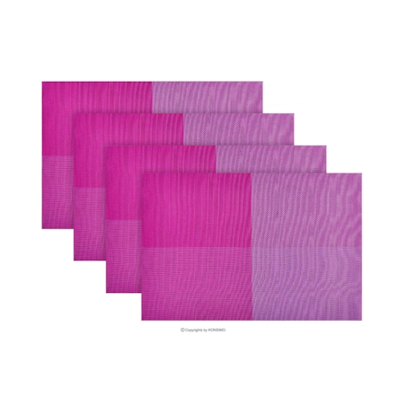 Konsimo LARUS Zestaw podkładek 4szt., rózowy/fioletowy