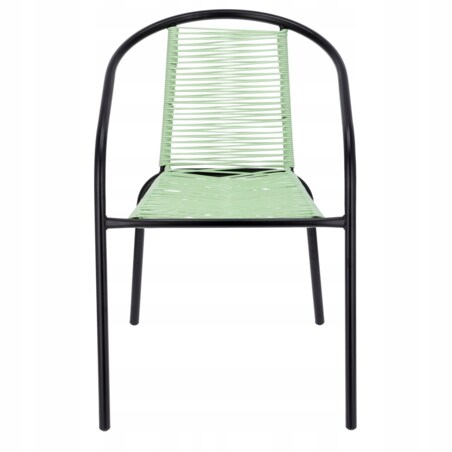 6 X Fotel Bistro Sznurkowy Wygodne Krzesło Ogrodowe Na Balkon Do Ogrodu