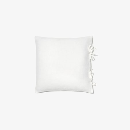 Poszewka lniana 40x40 biała