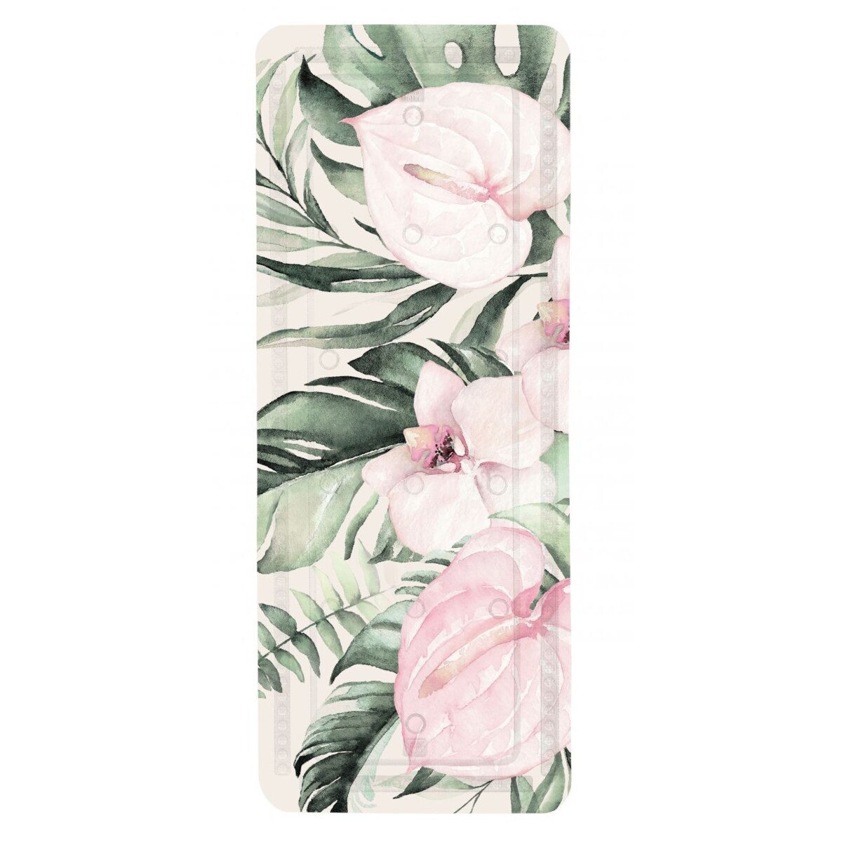 Kleine Wolke Garden Mata bezp. do wanny beżowy kwiaty 36x 92 cm