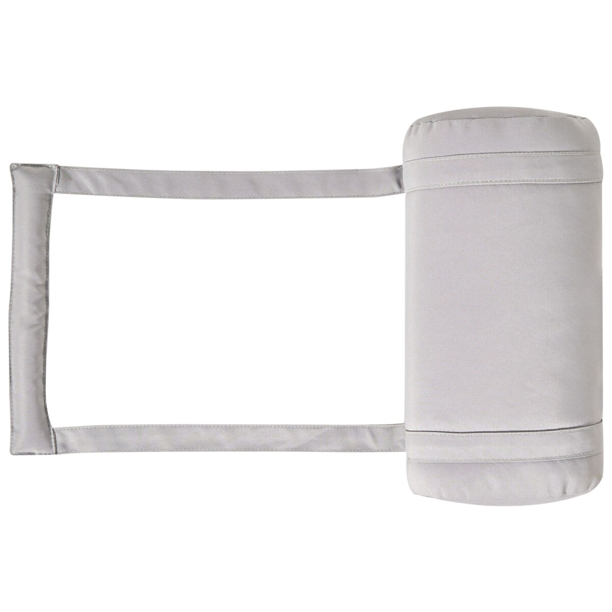 Poduszka na krzesło ogrodowe TOSCANA/JAVA/AMANTEA PREMIUM 188 x 59 cm Jasnoszary