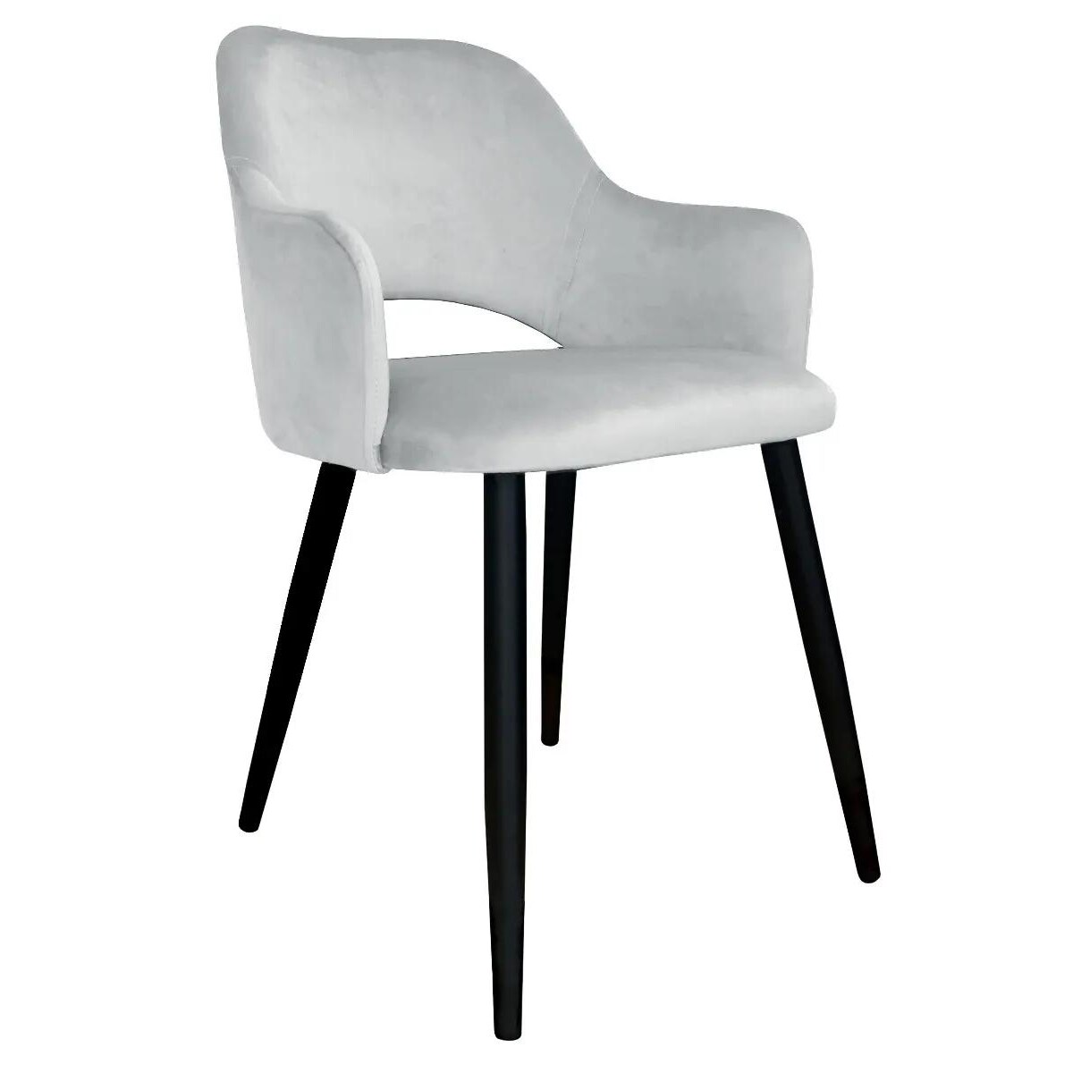 Krzesło NAPO VELVET jasno szare