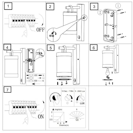 Industrialna LAMPA elewacyjna SAMBESI 204169124 Trio ogrodowa OPRAWA ścienna latarenka outoor IP44 miedziana przezroczysta