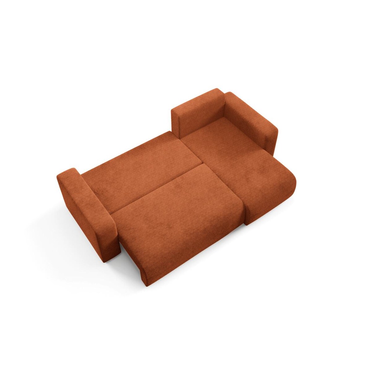 Narożnik EVORA L z pojemnikiem tkanina miękki plusz Kolor: Onega 18