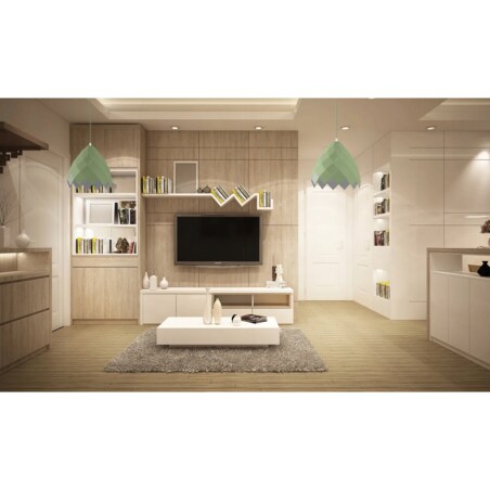 Lampa Sufitowa Wisząca App339-1Cp Zielona