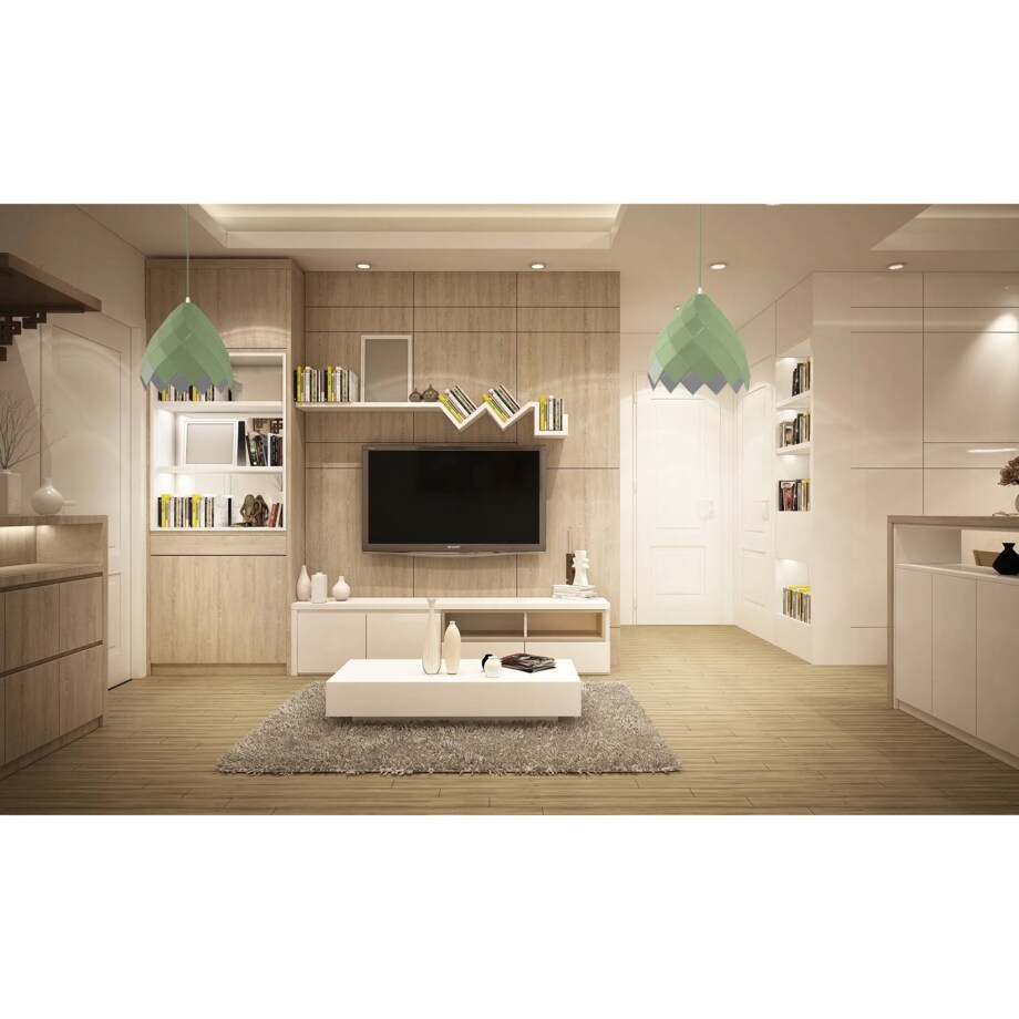 Lampa Sufitowa Wisząca App339-1Cp Zielona
