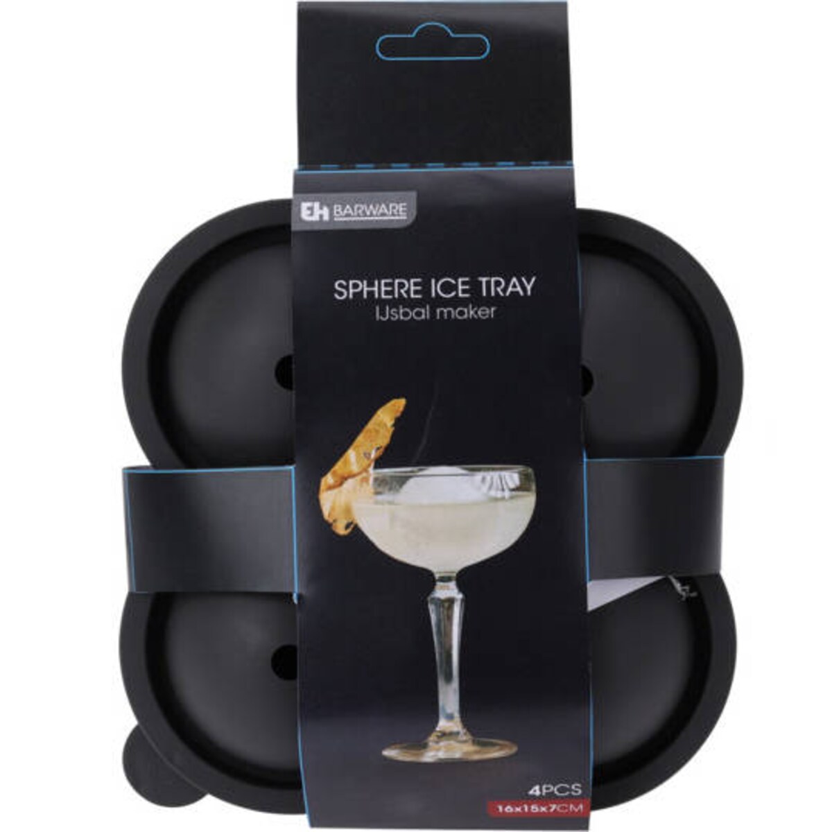 Foremka do lodu typu kule, whisky, gin, negroni