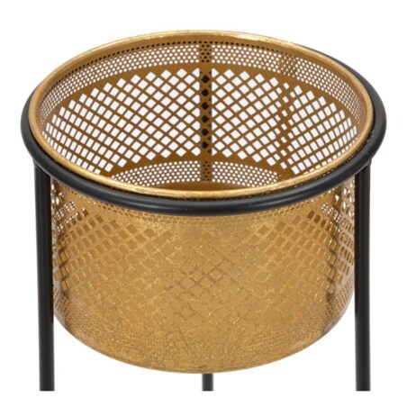 Ażurowa osłonka na doniczkę na stojaku, Ø 25 cm