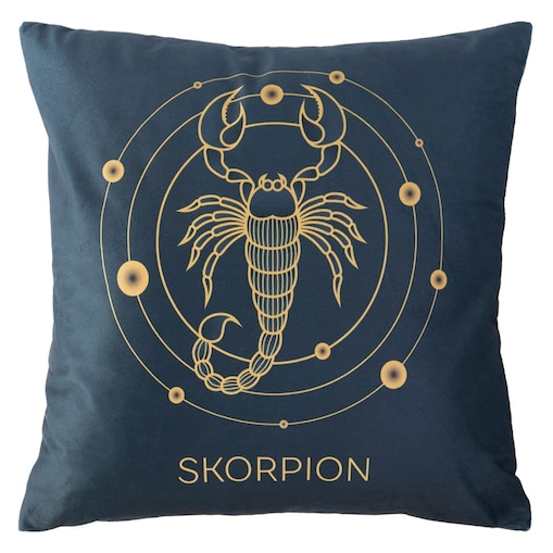Poszewka dekoracyjna 40x40 Znak zodiaku Skorpion
