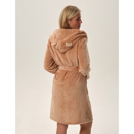 Szlafrok Fiora 41954-80X Beżowy Beżowy, XXL