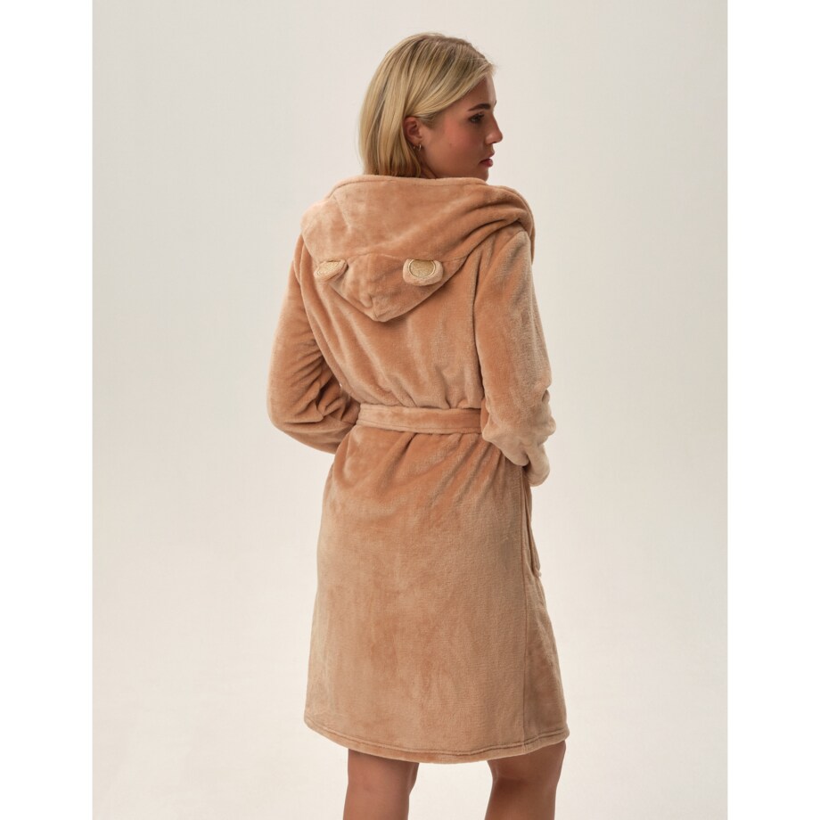 Szlafrok Fiora 41954-80X Beżowy Beżowy, XXL