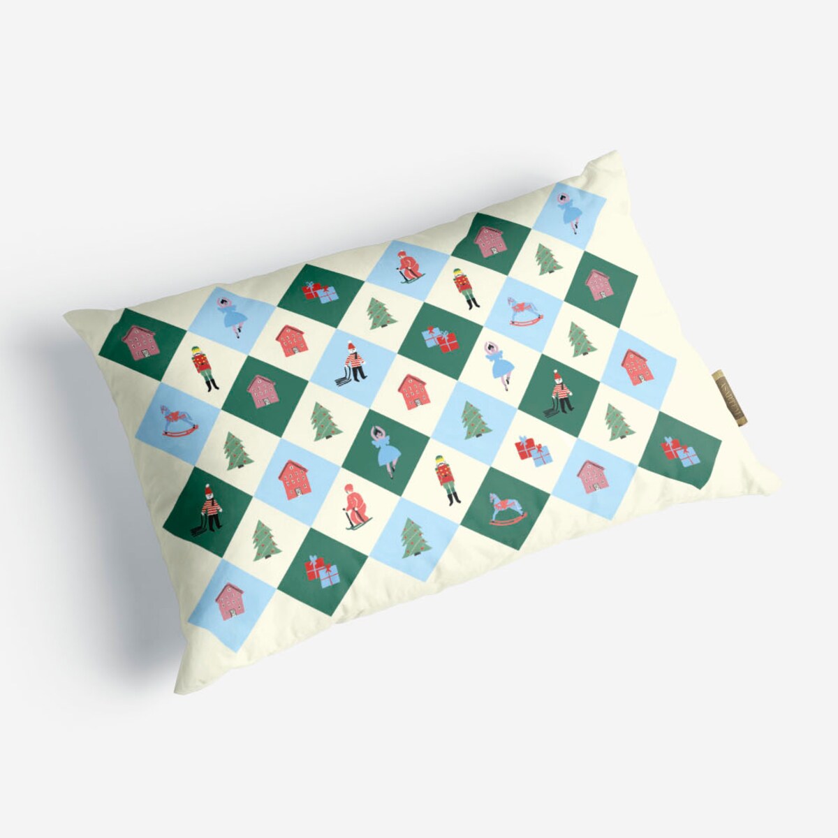 Poduszka świąteczna - Retro święta 40x60 cm