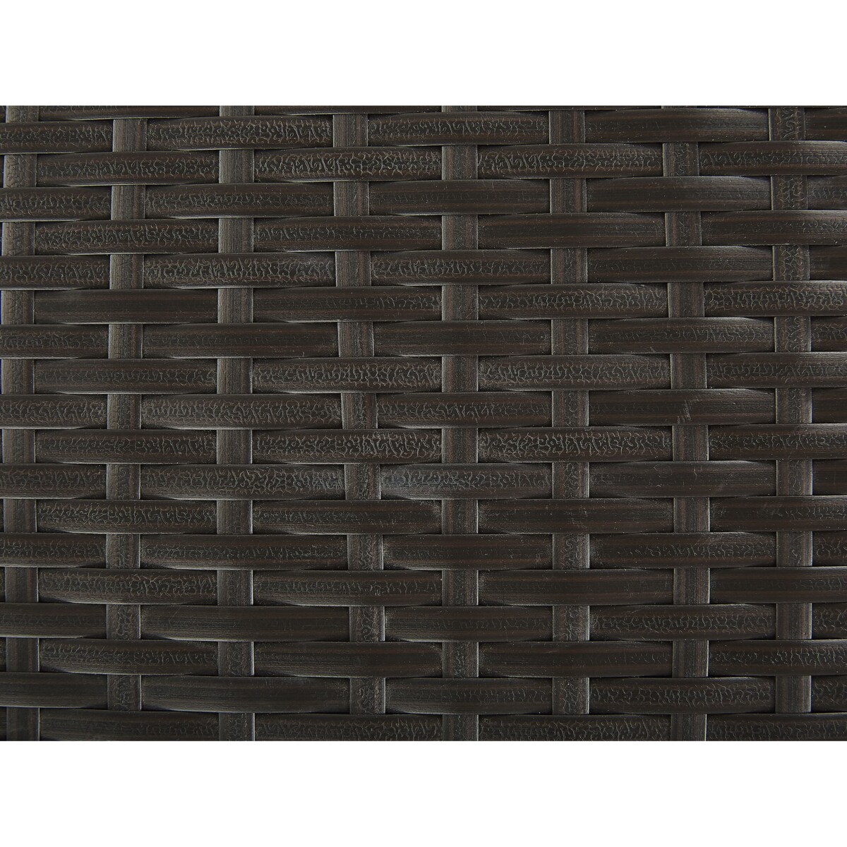 Skrzynia ogrodowa z technorattanu 126 x 46 cm brązowa MODENA