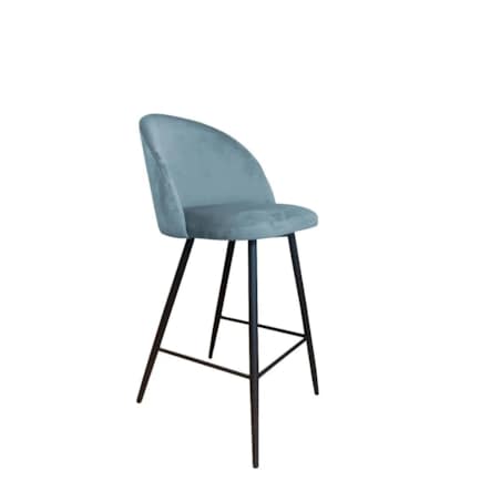 Hoker niski CLAUDINE BL VELVET szary