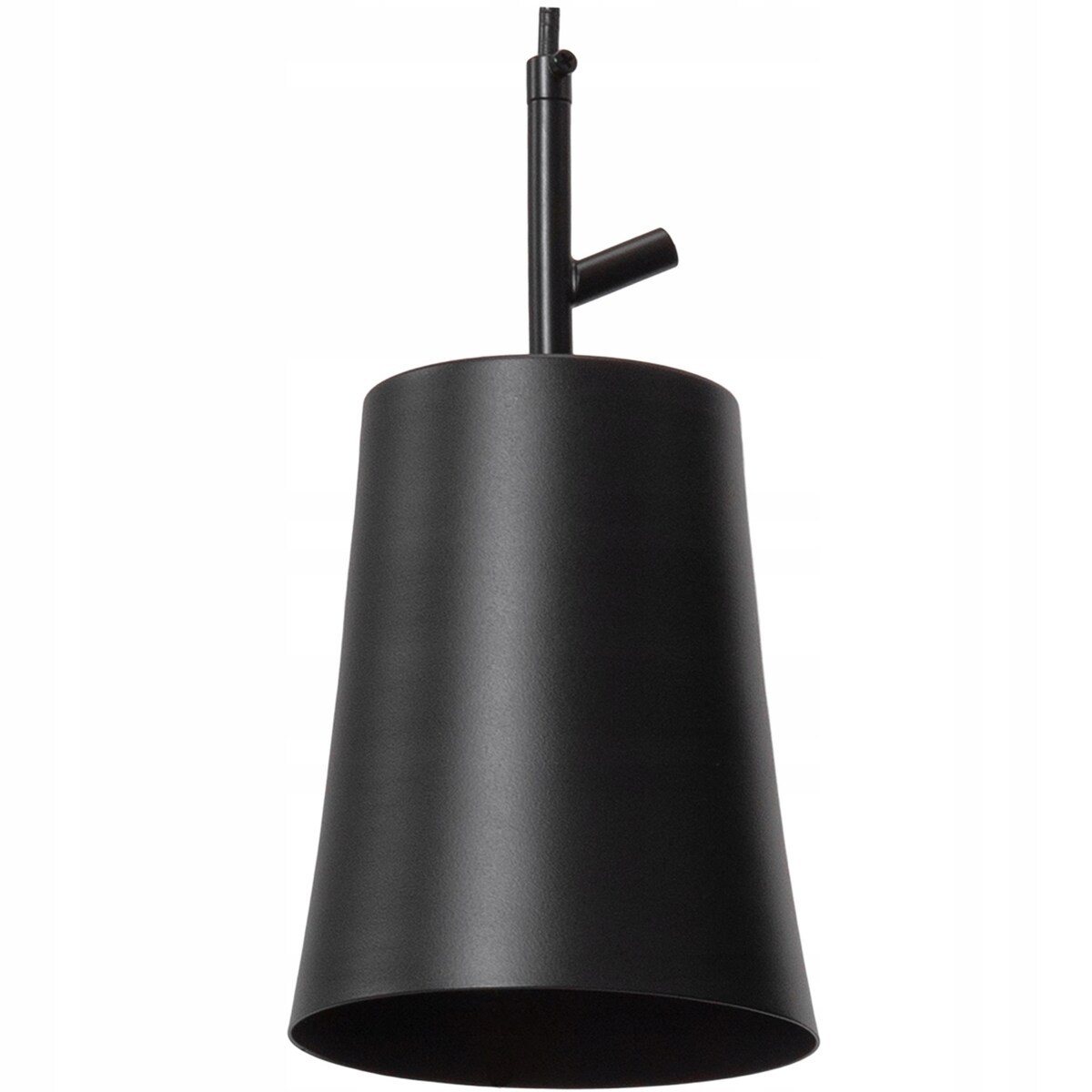 Lampa Wisząca Tuba Czarna Metal Black Industrial
