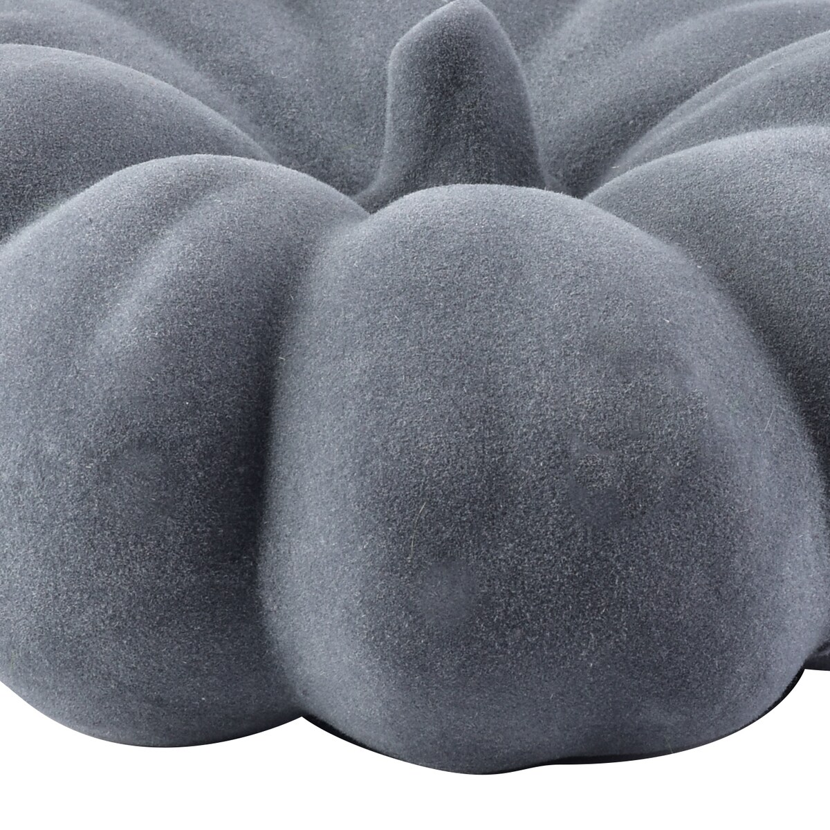 MAVE Figura dynia welur szary 16xh6cm