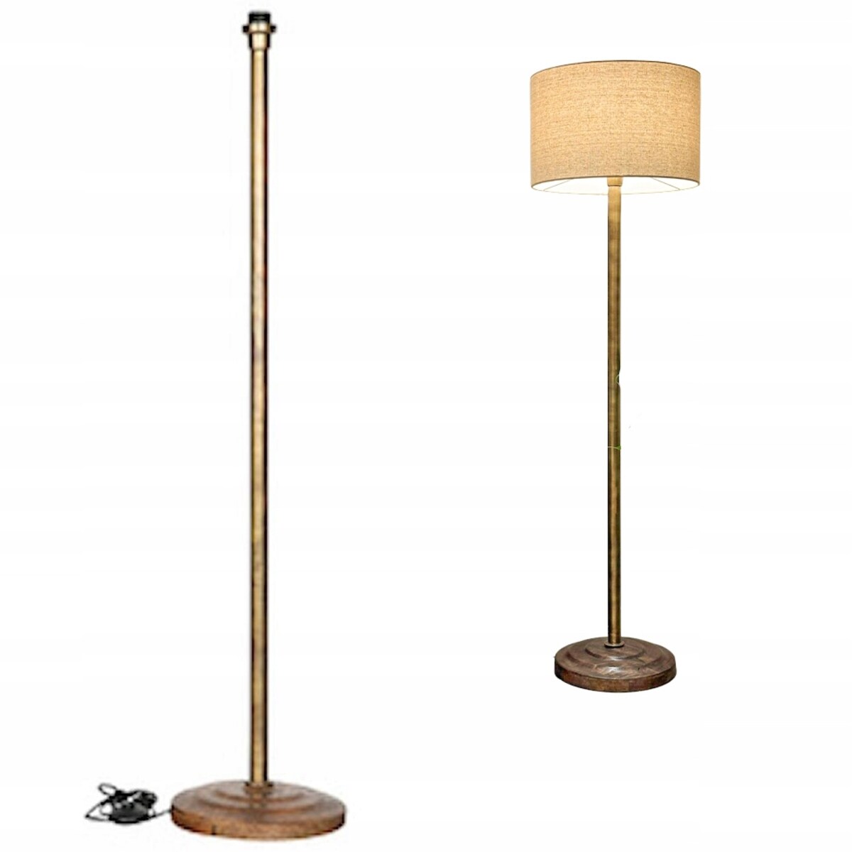 LAMPA STOJĄCA PODŁOGOWA BOHO WYSOKA 120cm E27 BOHO LOFT DO SALONU SYPIALNI
